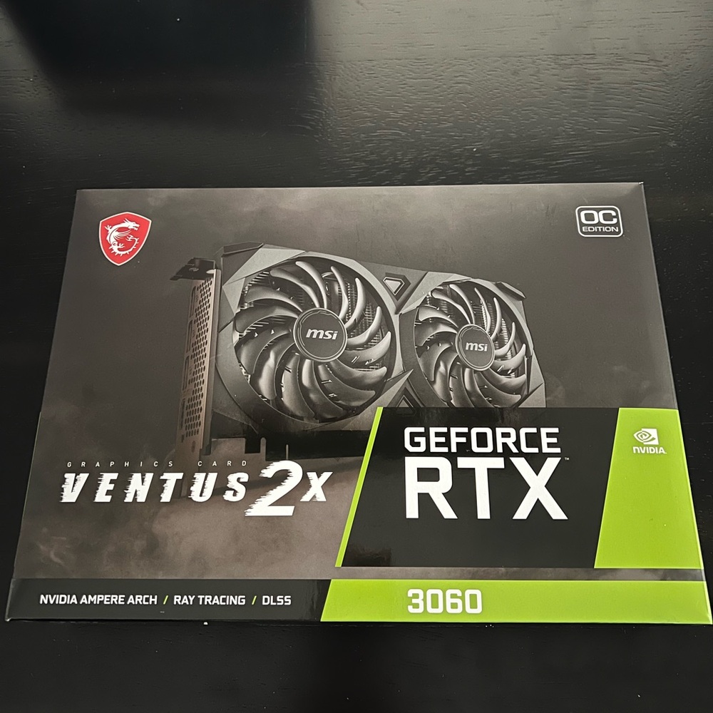 MSI GeForce RTX 3060 Ventus 2X 12G OC, Gaming Graphics Card - NVIDIA RTX 3060